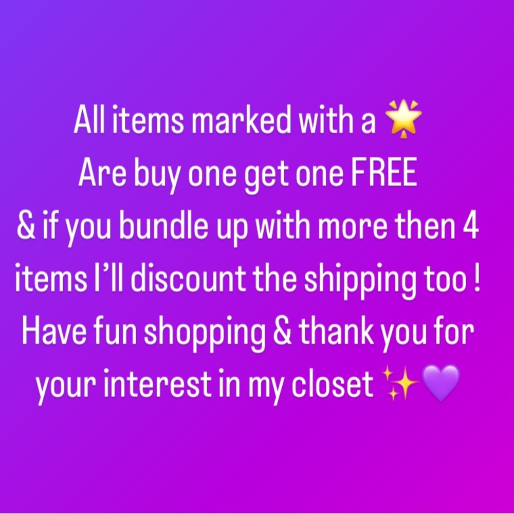 🌟 BUY ONE GET ONE FREE TOPS  🎉